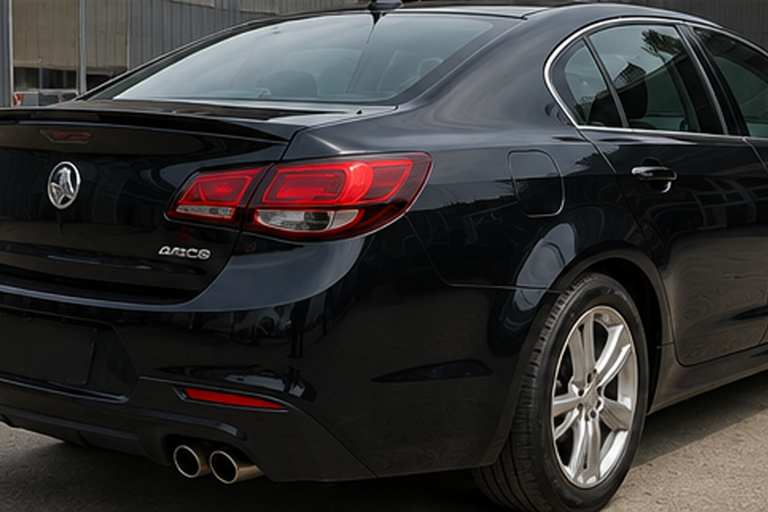 Holden Commodore after repair